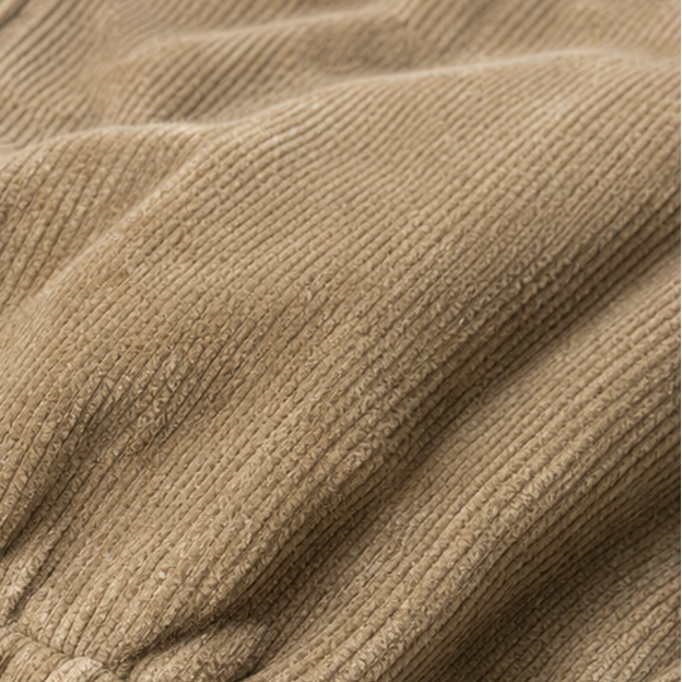 Cozelle Side-Button Barrel Leg Corduroy Pants - Elena Harper