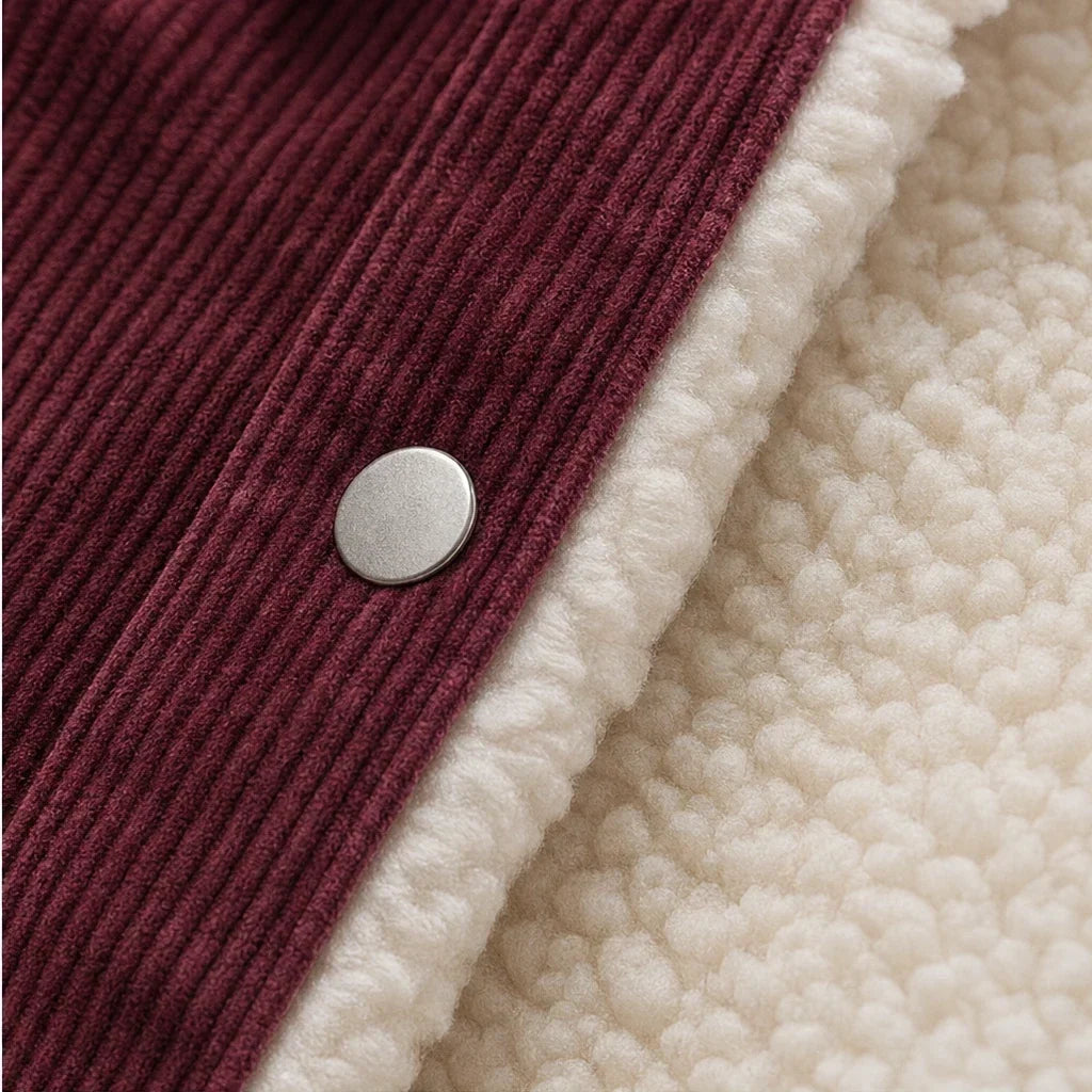 Cordelia – Sherpa-Lined Corduroy Jacket