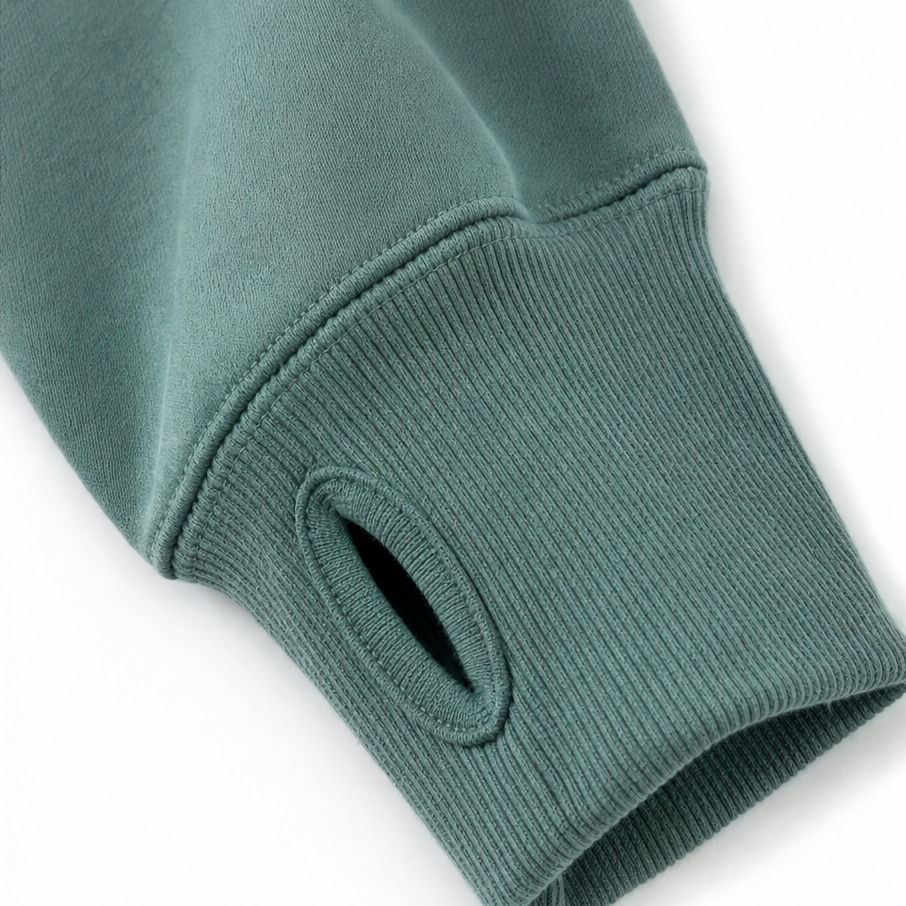 Cozelle Thumbhole Sleeve Side-Slit Loungewear Set - Elena Harper