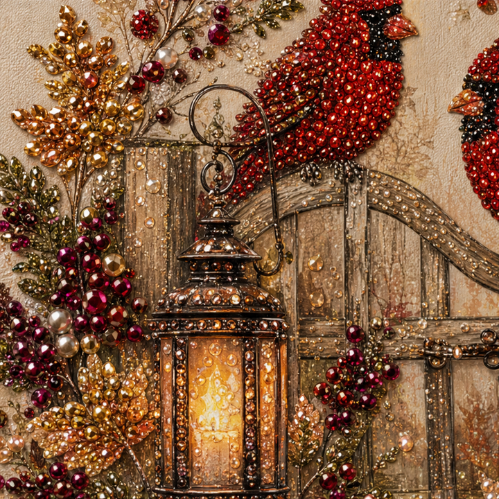 Autumn Gleam Beaded Crystal Autumn Diamond Painting Kit - Elena Harper