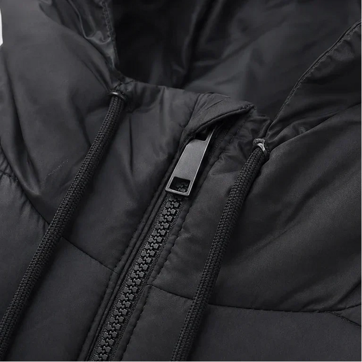Coverelle – Long Hooded Puffer Vest