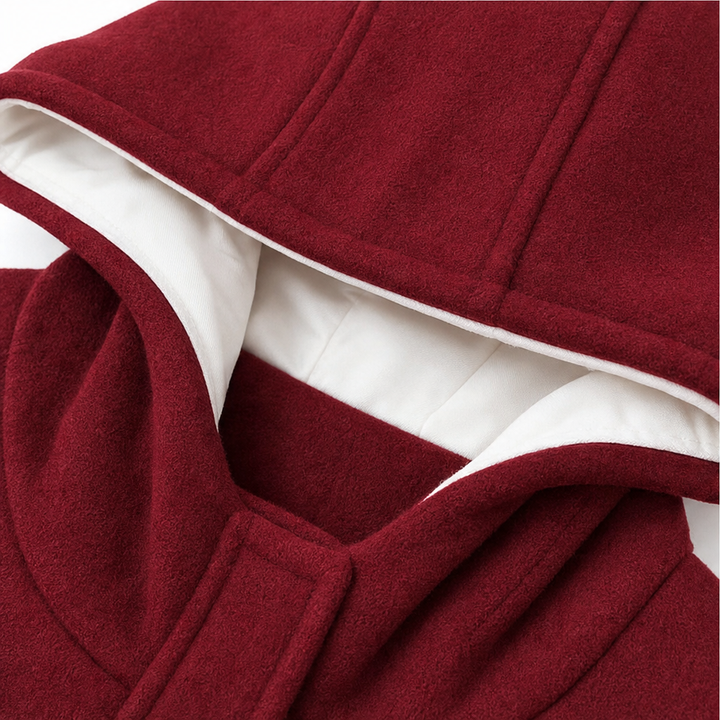 Coatelle Hooded Mid-Length Toggle Winter Coat - Elena Harper