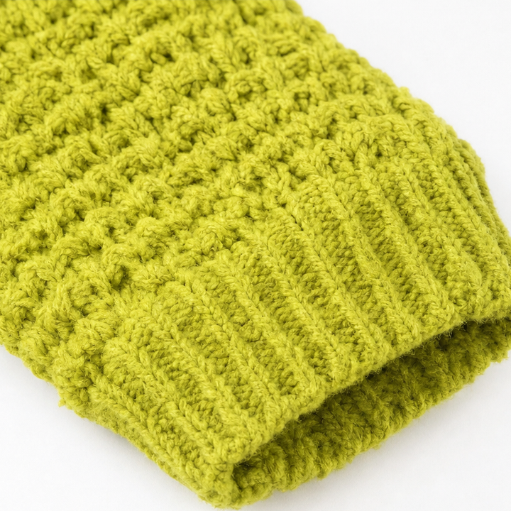 Crossovera Chunky Knit Crossover V-Neck Sweater - Elena Harper