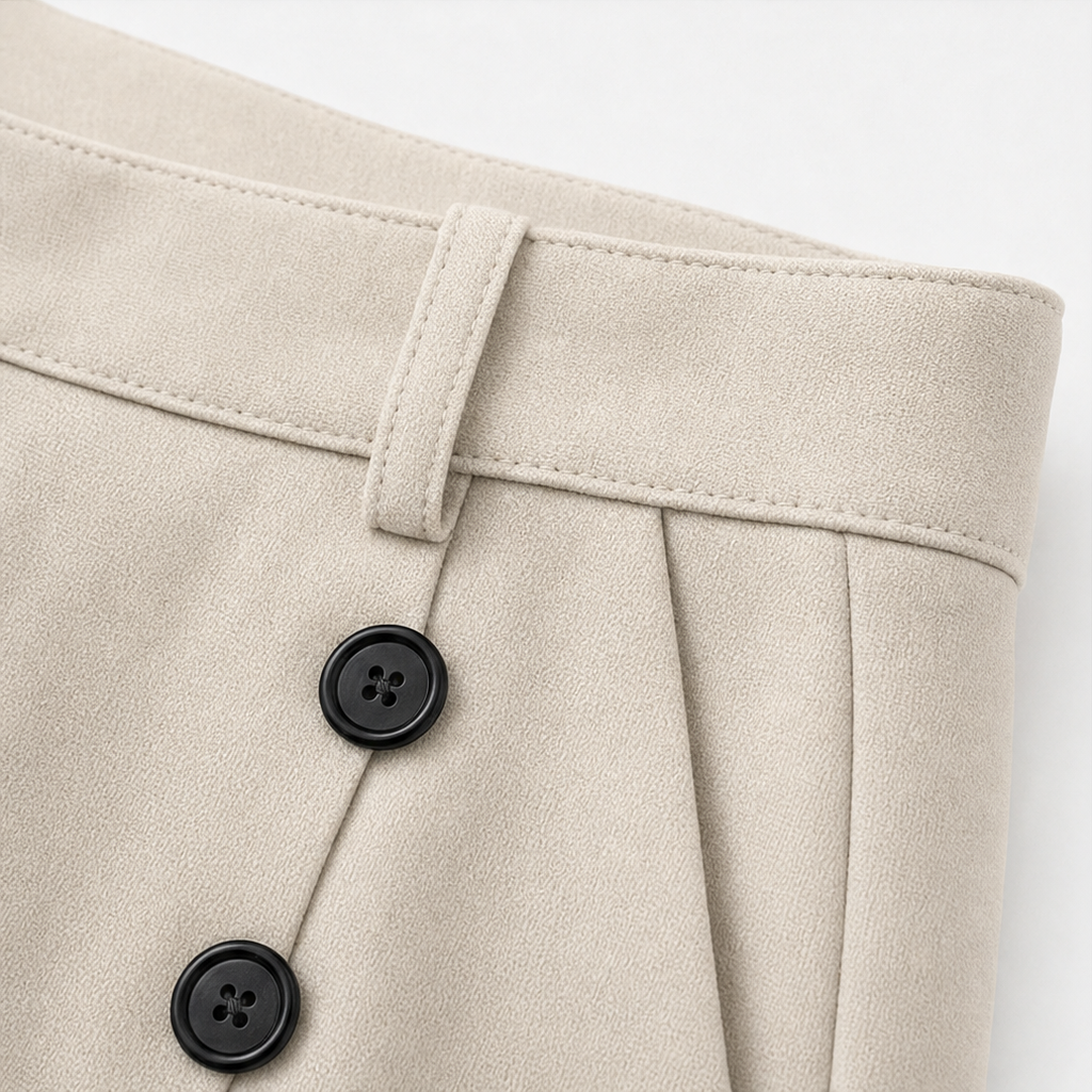 Bellora High-Waisted Pleated Wide-Leg Trousers - Elena Harper