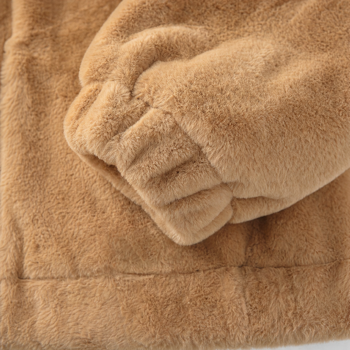 Cozyline Plush-Lined Pocket Hooded Vest - Elena Harper