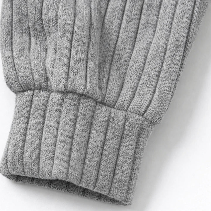 Cozy Rib Ribbed Knit Tunic With Pockets - Elena Harper