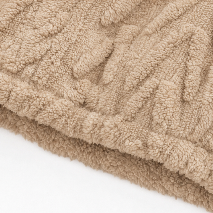 Cable & Cozy Cable-Knit Quarter-Zip Pullover - Elena Harper