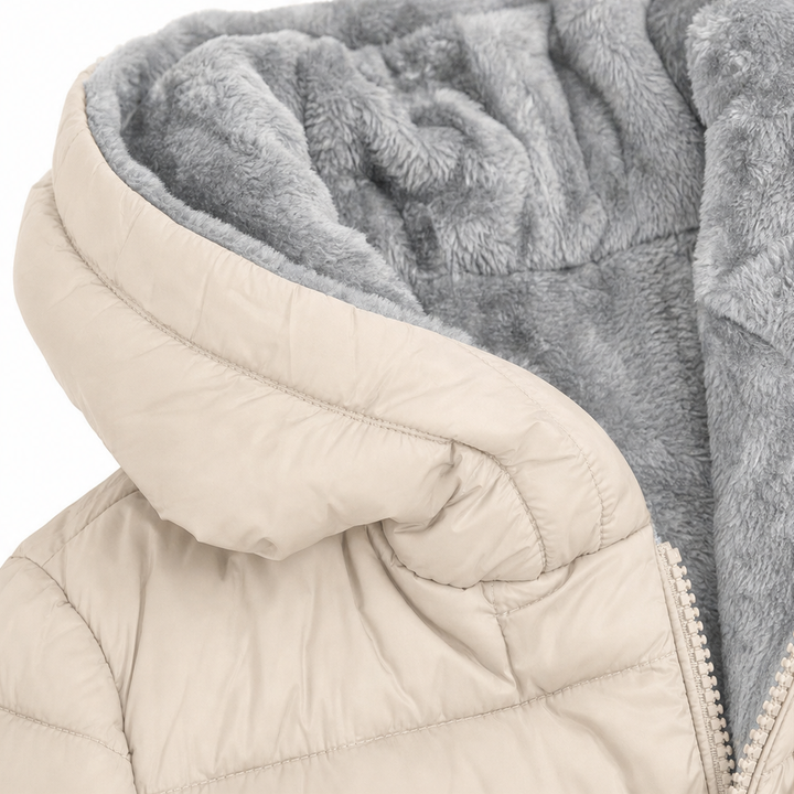 Cozelle Quilted Hooded Insulated Puffer Coat - Elena Harper