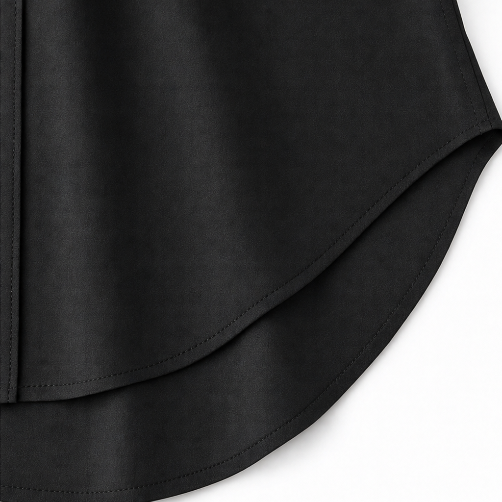 Drapeelle Satin Button-Front Shirt Dress - Elena Harper