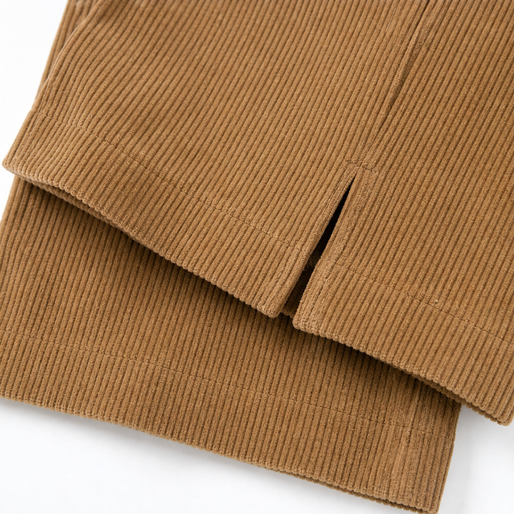 Cordella – Ribbed Corduroy Wide-Leg Pants