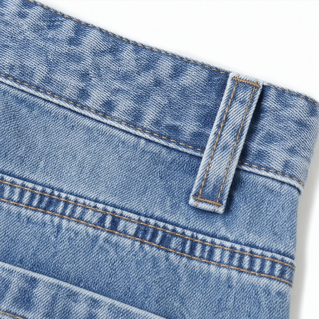 Ease & Grace Light-Wash Baggy Cargo Jeans - Elena Harper