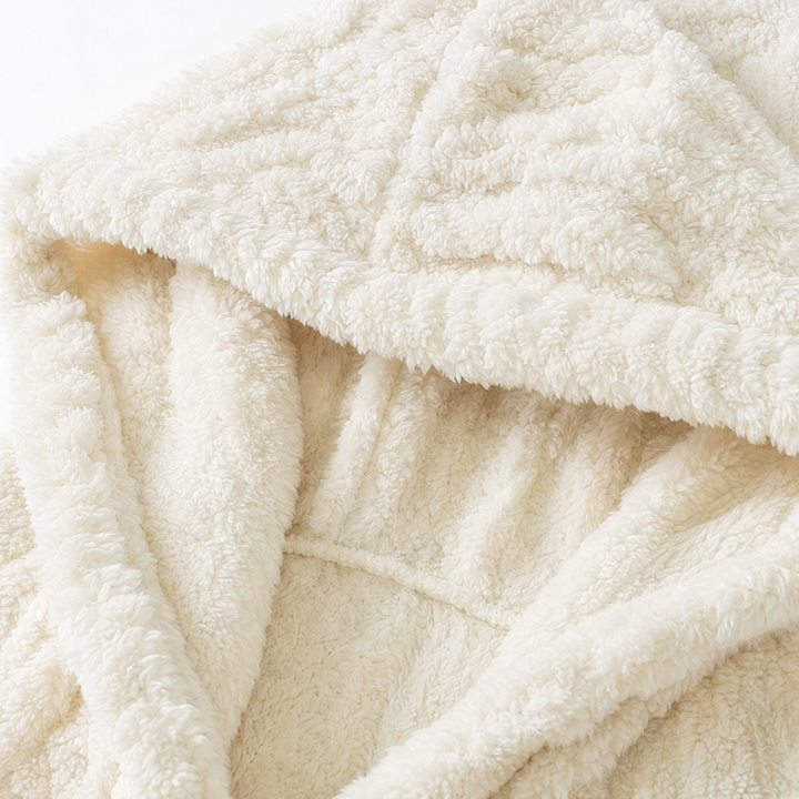 Cinchwarm Cable-Knit Hooded Long Cardigan - Elena Harper