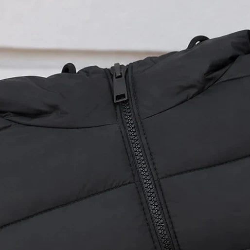 Coverelle Long Hooded Puffer Vest - Elena Harper