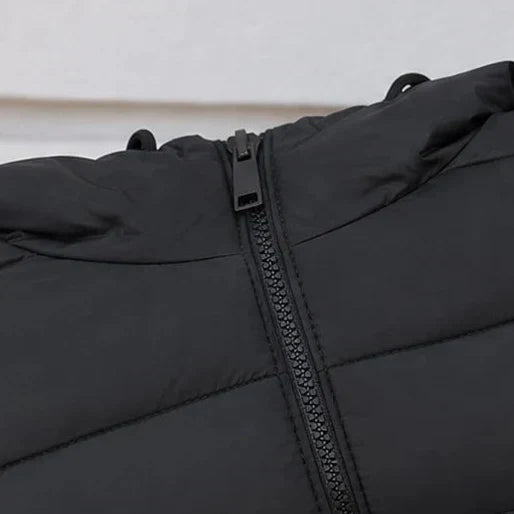 Coverelle – Long Hooded Puffer Vest