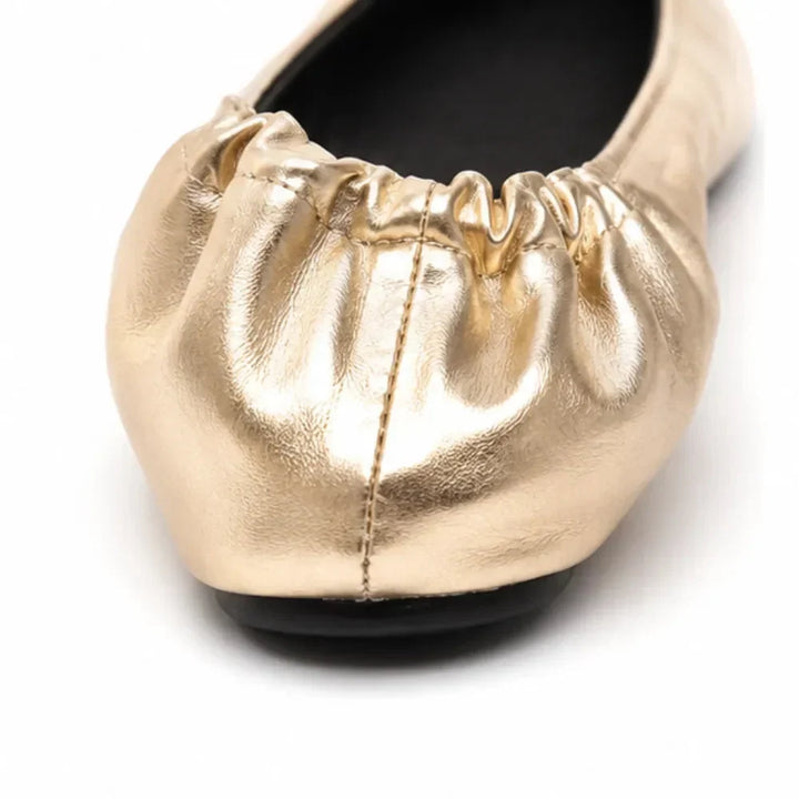 Belluna Foldable Ballet Flats with Matching Travel Pouch - Elena Harper