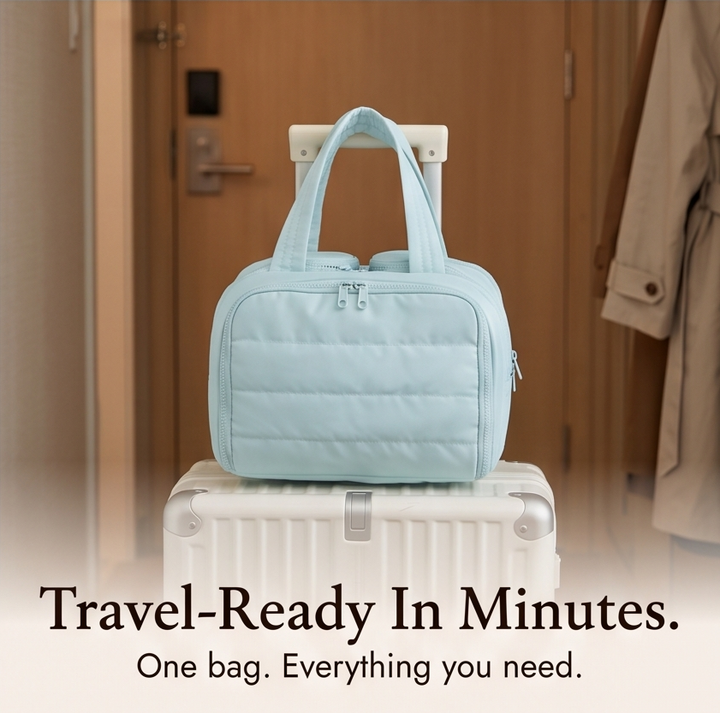 Cloudette Wide-Mouth Toiletry Bag - Elena Harper