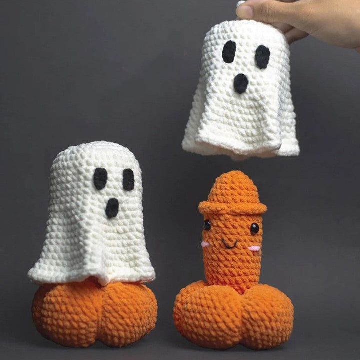 Gehaakte Halloween Pompoen Decoratie
