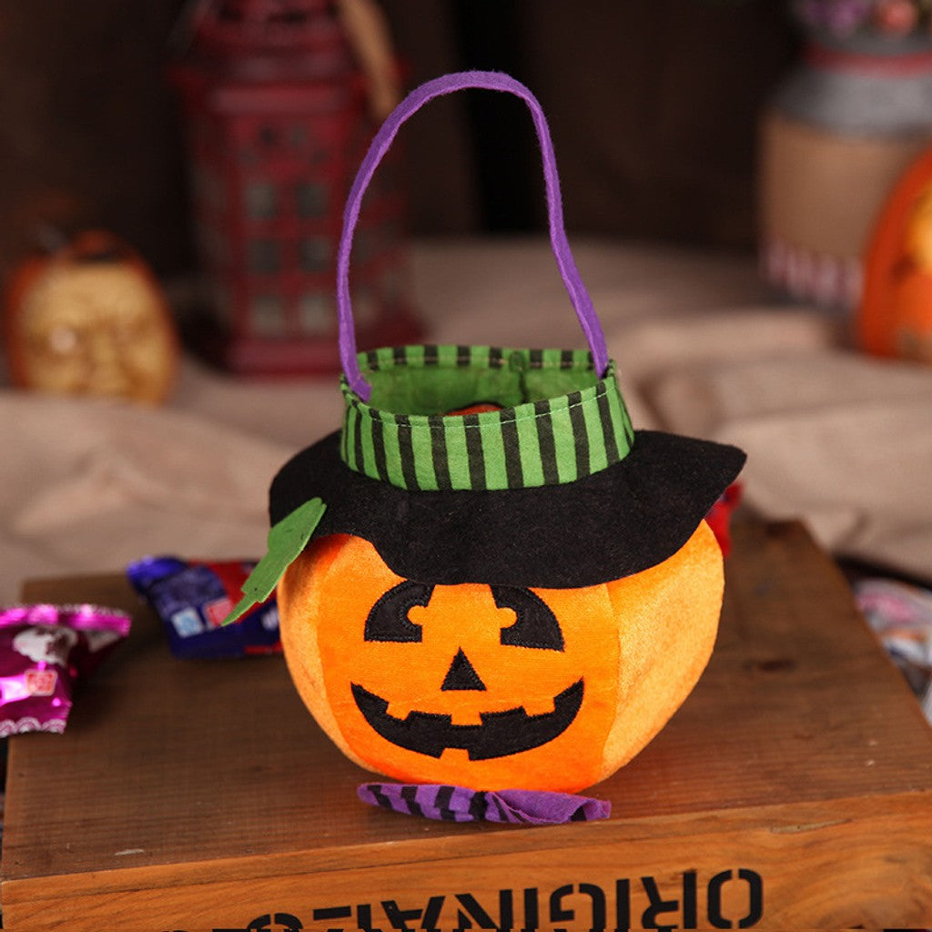 Halloween Candy Bag – Pumpkin & Witch