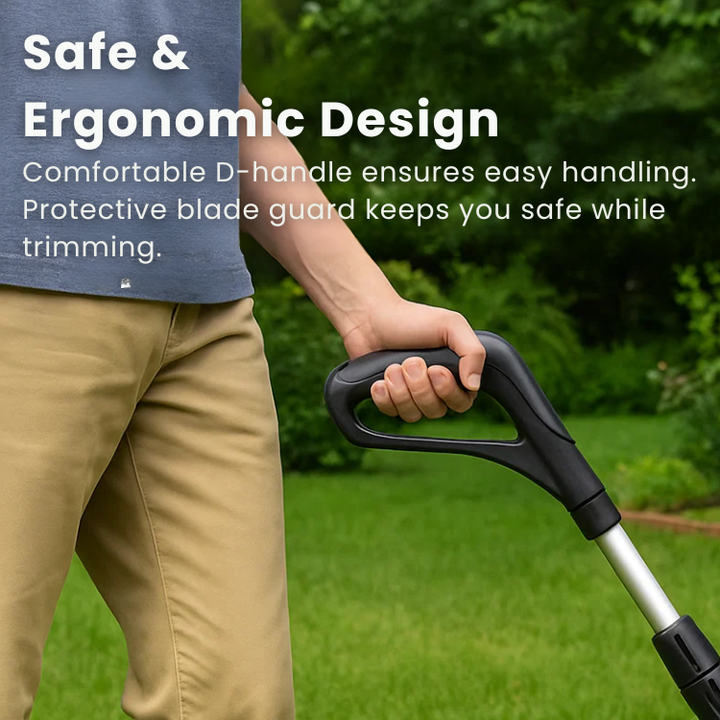 Cordless Lightweight Grass Trimmer with Long-lasting Battery