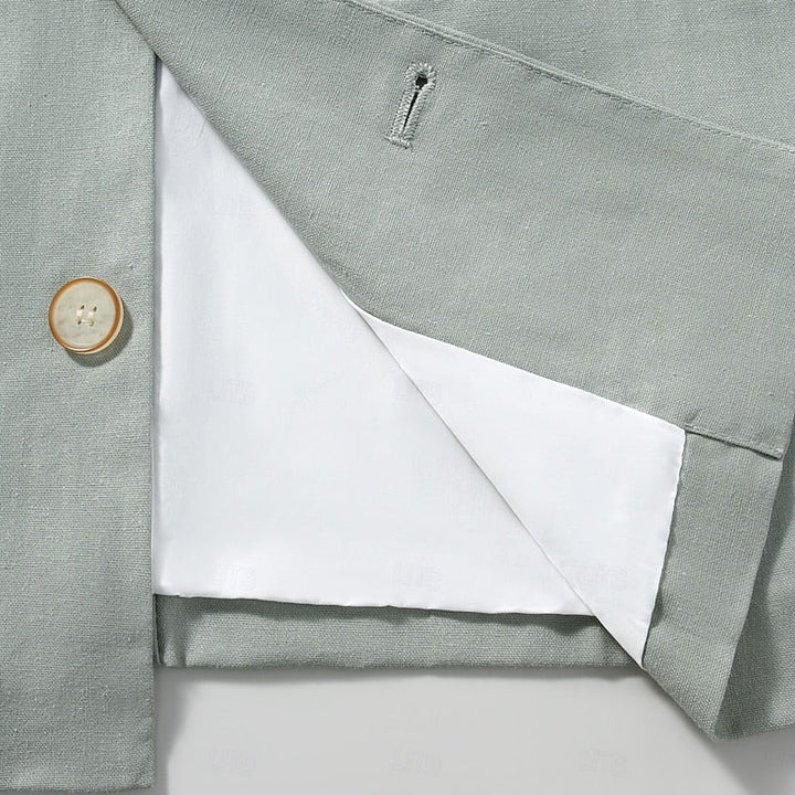 Edmund Men's Stand-Collar Button Jacket in Four Clean Shades - Elena Harper