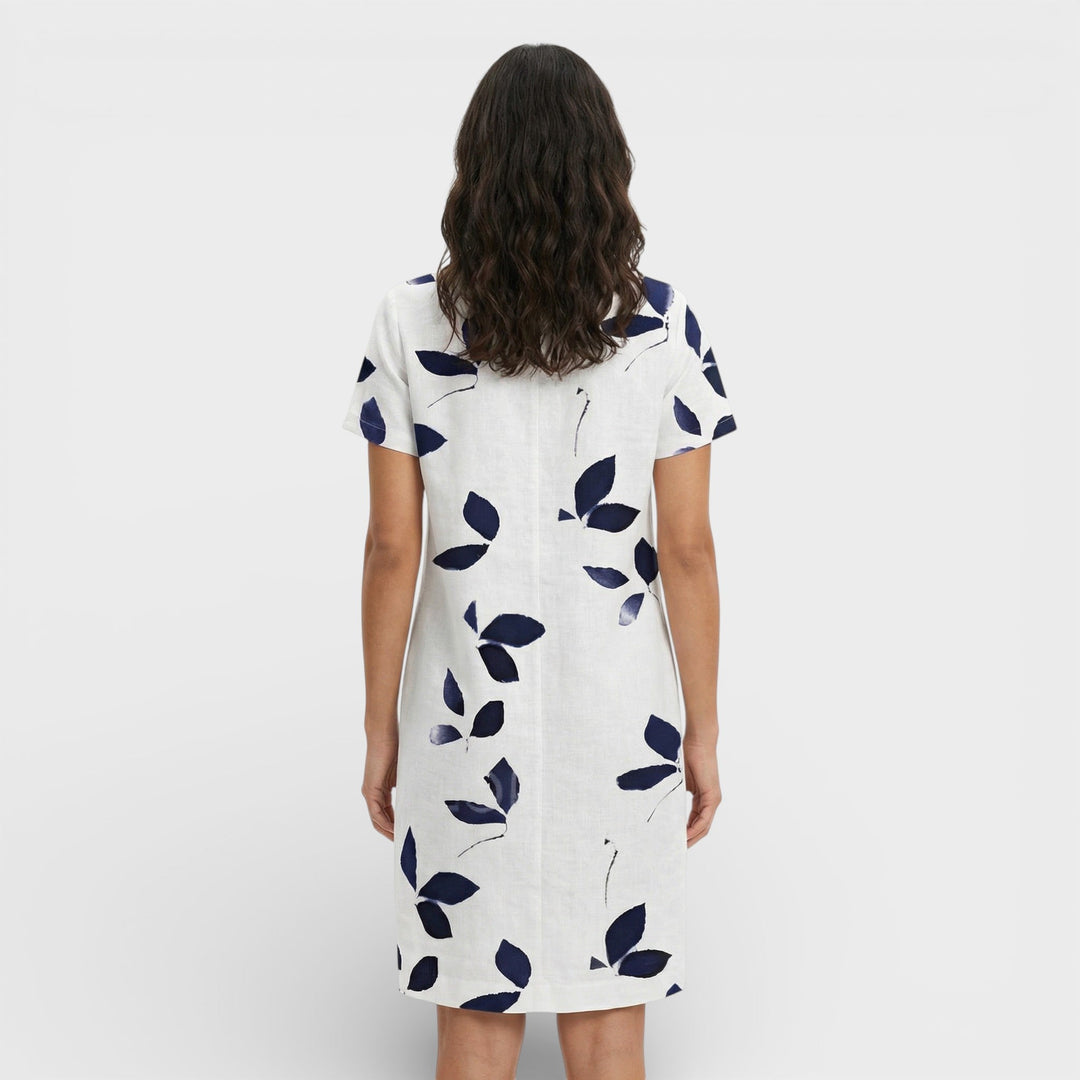 Vintage Mini Dress V-Neck, view 4 - Elena Harper