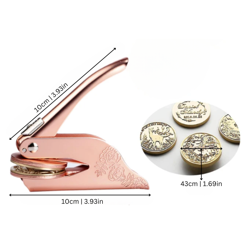 Custom Library Embosser - Elegant Book Marking Tool