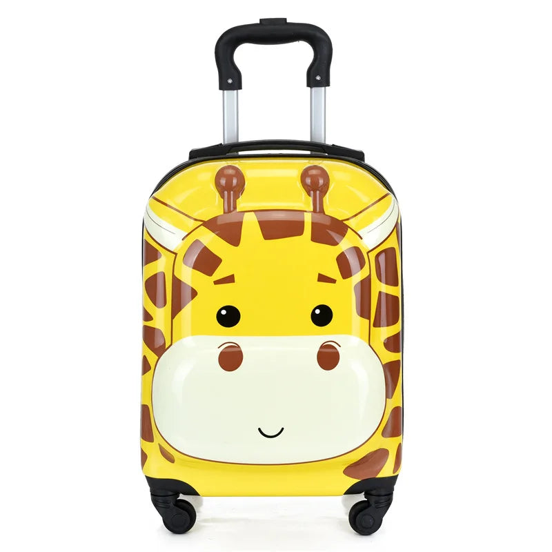 Kids' Animal Hard Shell Carry-On Suitcase for Happy Travels