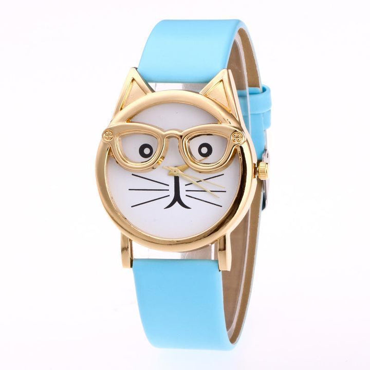 Schattig kattenhorloge