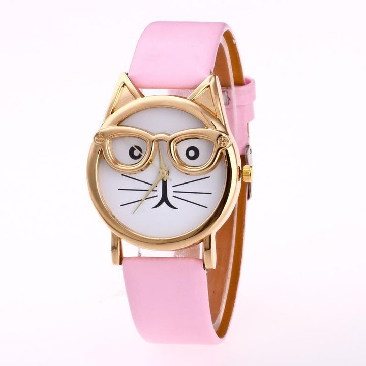 Schattig kattenhorloge