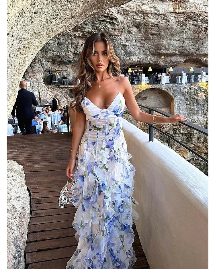 Mikayla - Elegant Dress With Ruffles