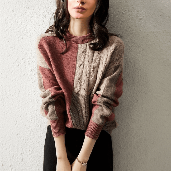 Women's Relaxed Fit Hip-Length Sweater