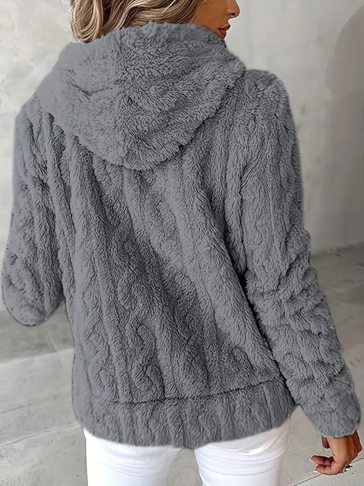 Ganka - Long Sleeve Hoodie with Zipper