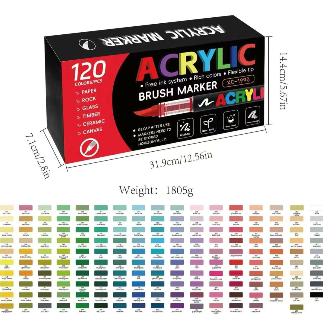 Soft Tip Acrylic Paint Marker Pen