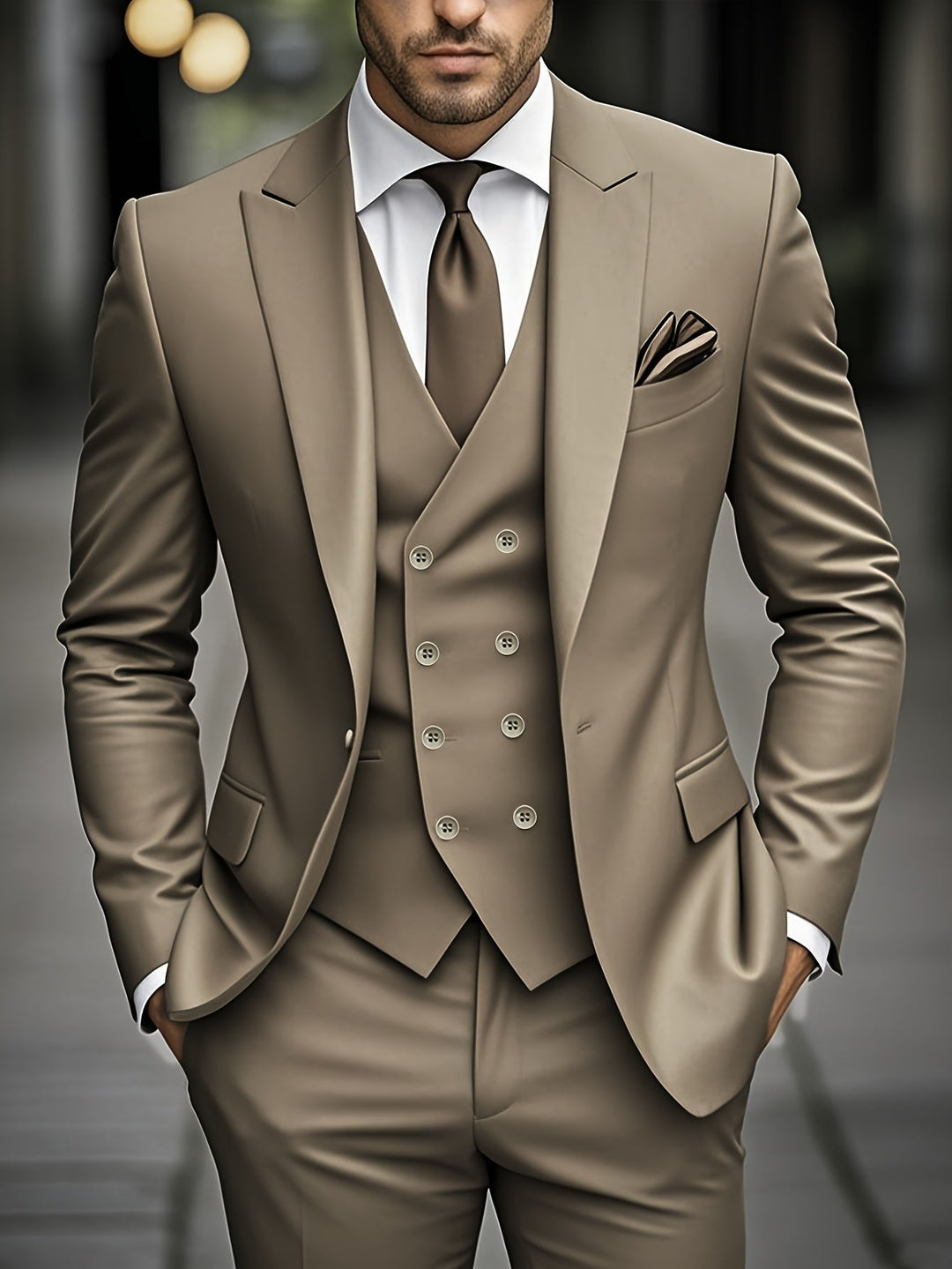 LAURENT MONACO | THREE-PIECE SUIT FOR MEN