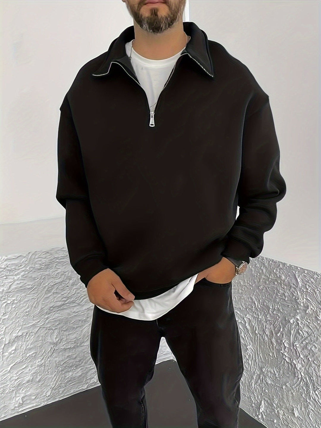 Maxim | Premium Half-Zip Sweatshirt for Comfortable Warmth