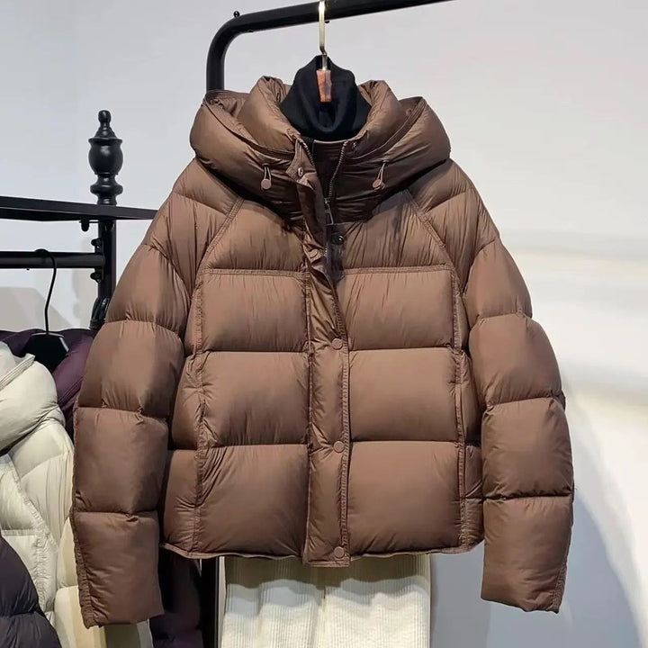 Women's Quilted Wrap Effect Jacket - Yerinna