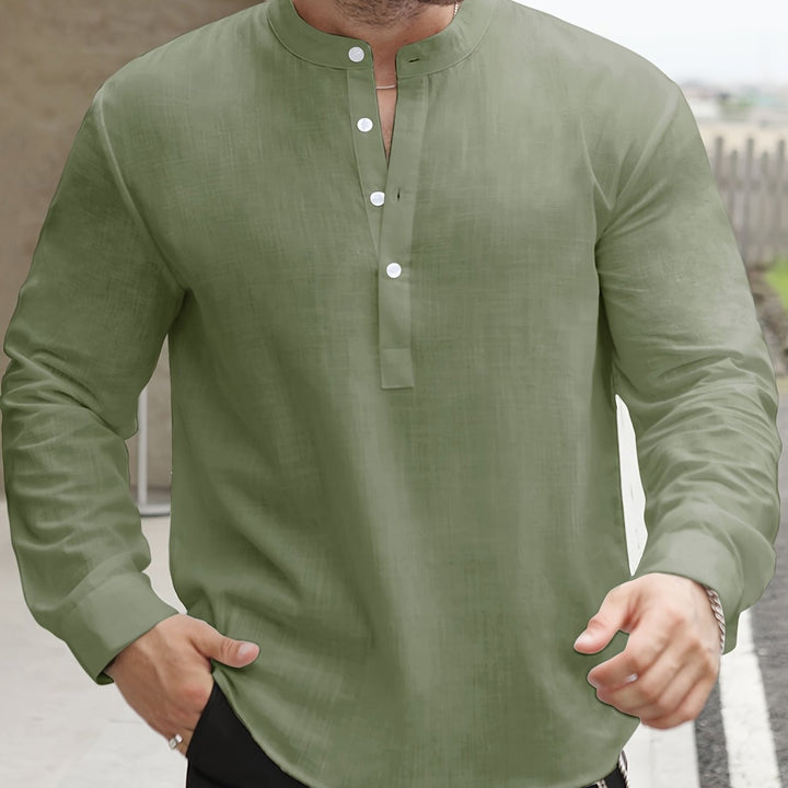ELENA HARPER™  |  BOAT NECK SHIRT FOR MEN