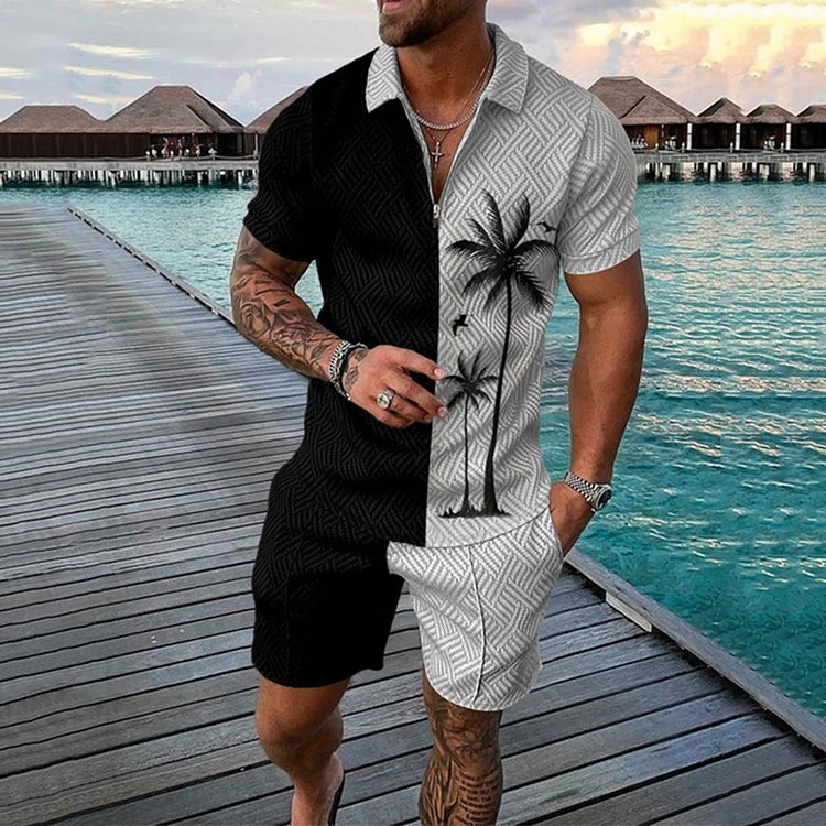 William | Men's Summer Set with Polo Shirt & Shorts