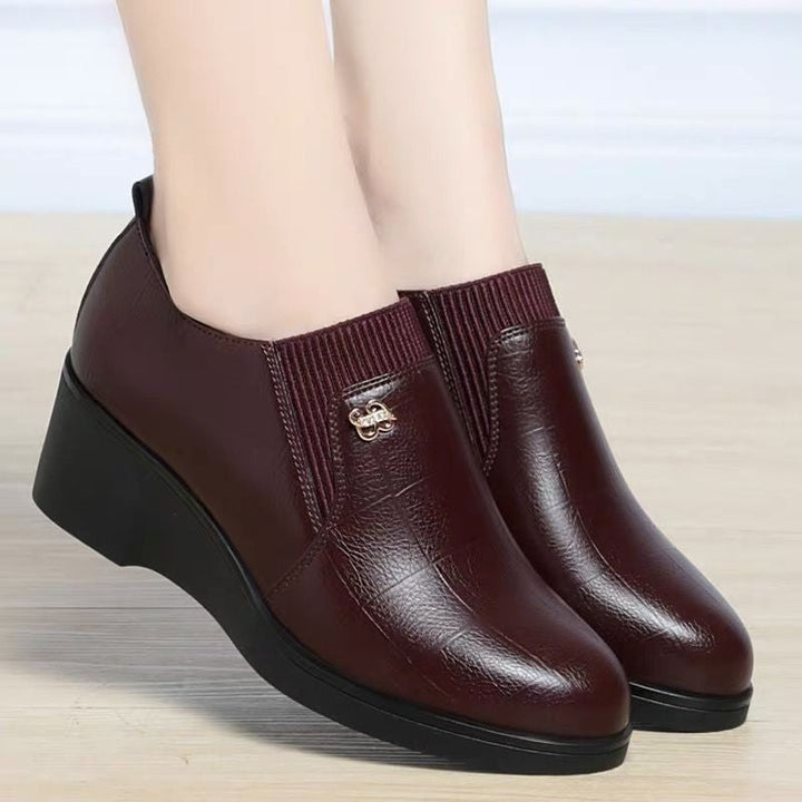 Germana Elegant Leather Boots, view 3 - Elena Harper
