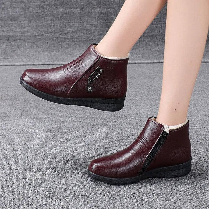 Ashford Versatile Faux Leather Boots - Elena Harper