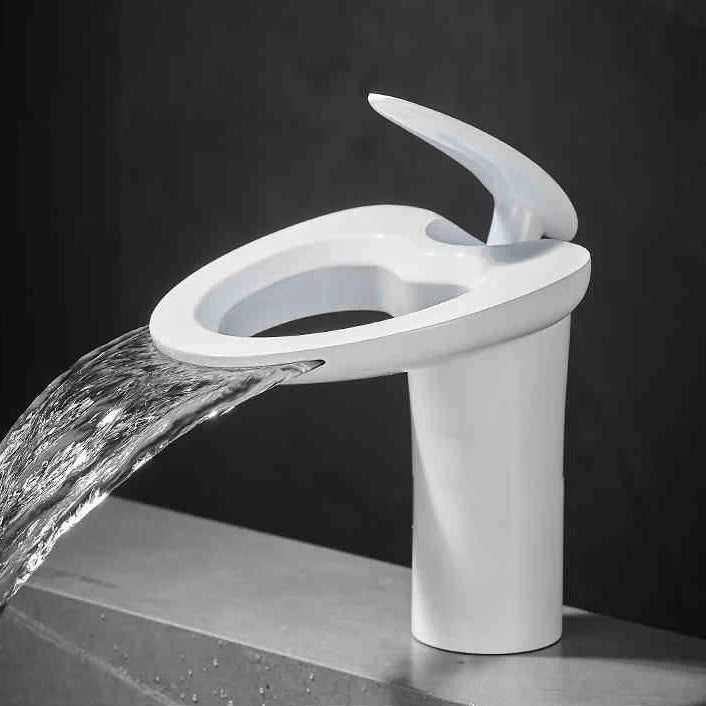 Copperflow Waterfall Bathroom Faucet, Single Hole - Elena Harper