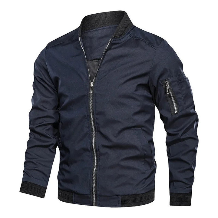Niklas | Men's Classic Bomber Jacket Transitional Jacket with Ribbed Cuffs