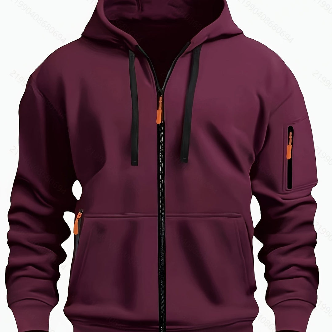 Men's Zip-Up Hoodie | Casual & Comfortable Everyday Outerwear