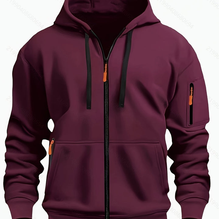 Men's Zip-Up Hoodie | Casual & Comfortable Everyday Outerwear