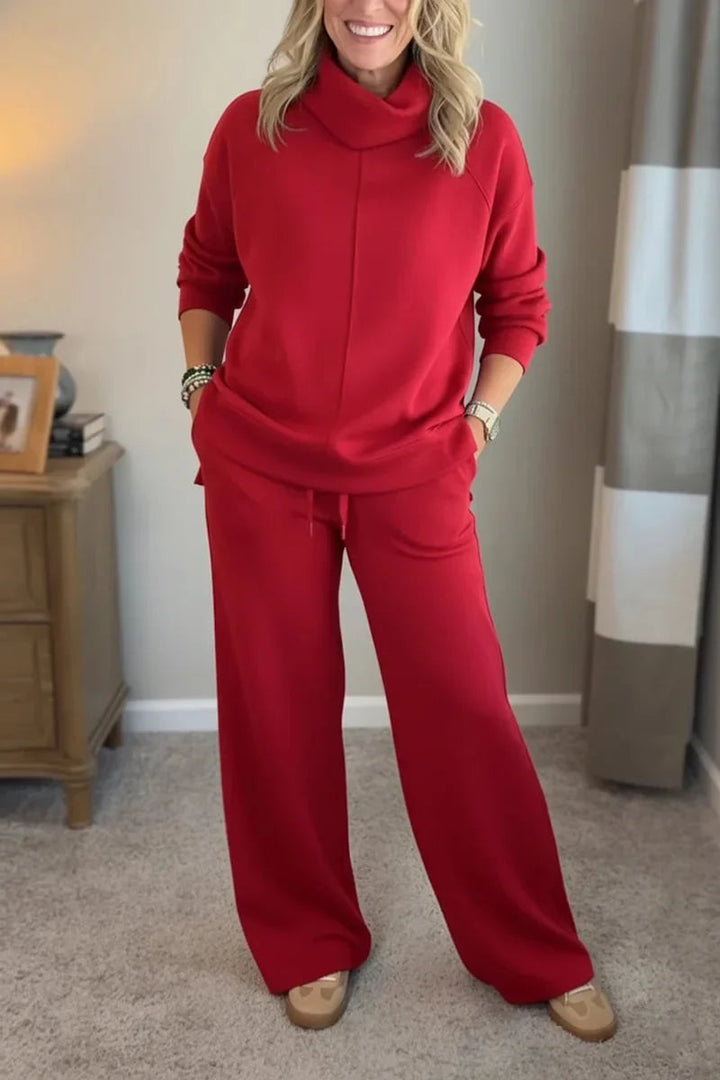 Faiella - Comfortable Knitted Two Piece Set