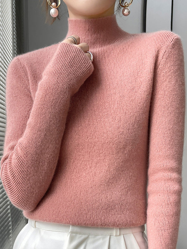 Adriana Soft Knit Turtleneck Sweater - Elena Harper
