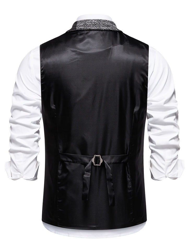 LAURENT MONACO | FORMAL TWEED VEST FOR MEN