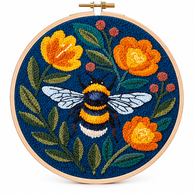Blossom & Bumble Bumblebee Punch Needle Kit - Elena Harper