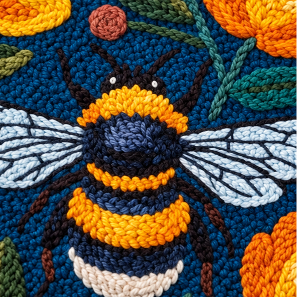 Blossom & Bumble Bumblebee Punch Needle Kit - Elena Harper