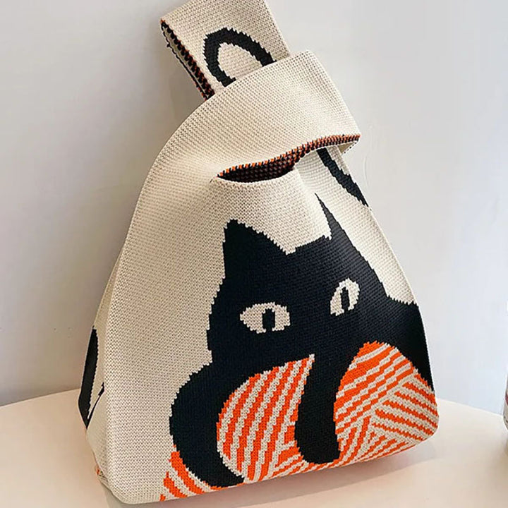 Creative Cat Pattern Handbag